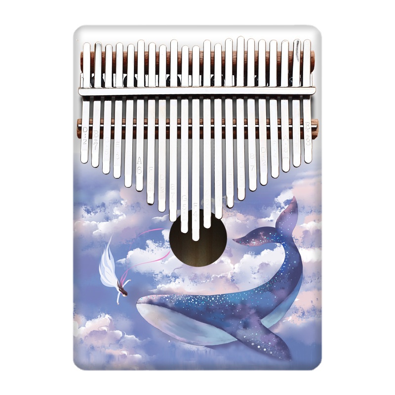 Musical Instrument Kids - สีสัน21 Key Kalimba เด็กการ์ตูน Thumb เปียโนแบบพกพาคีย์บอร์ดเครื่องดนตรีเริ่มต้นนิ้วมือเปียโนของขวัญสำหรับเด็กไอเดีย