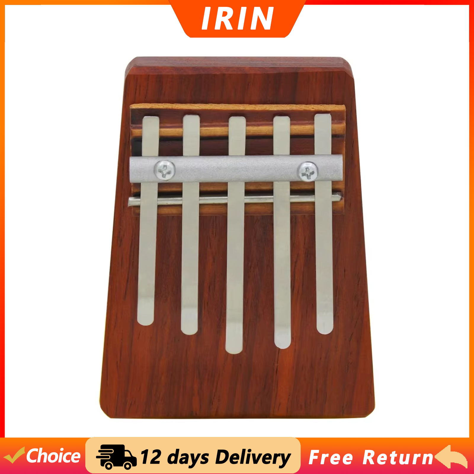 Musical Instrument Kalimba - IRIN คาลิมบา 5 โทน เปียโนนิ้วหัวแม่มือ เครื่องดนตรีคีย์บอร์ดระดับมืออาชีพ