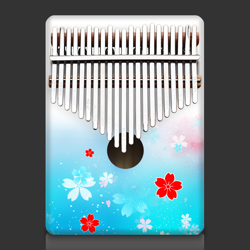 สีสัน21 Key Kalimba เด็กการ์ตู - Musical Instrument Kids บทวิจารณ์และราคา