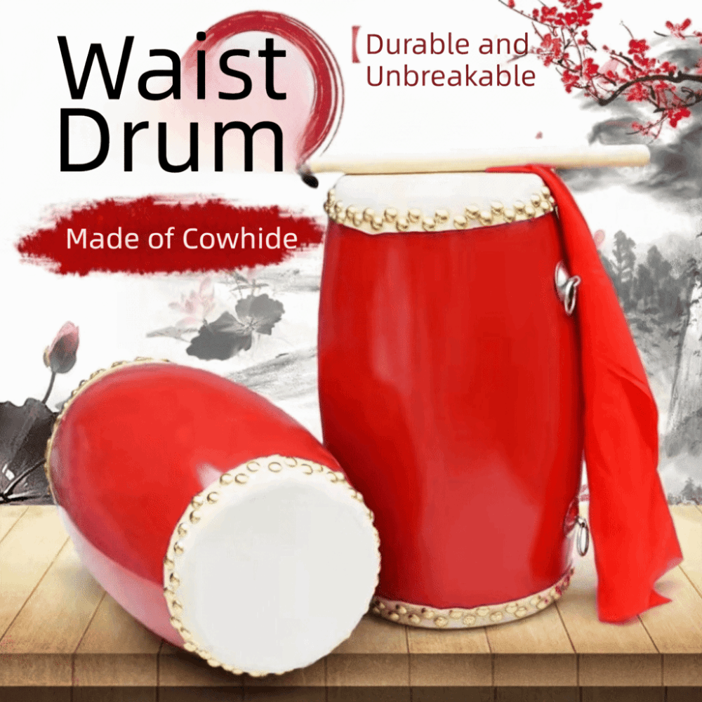 กลองเอวหนังวัวคุณภาพสูงแบบดั้ง - Musical Instrument Kids บทวิจารณ์และราคา