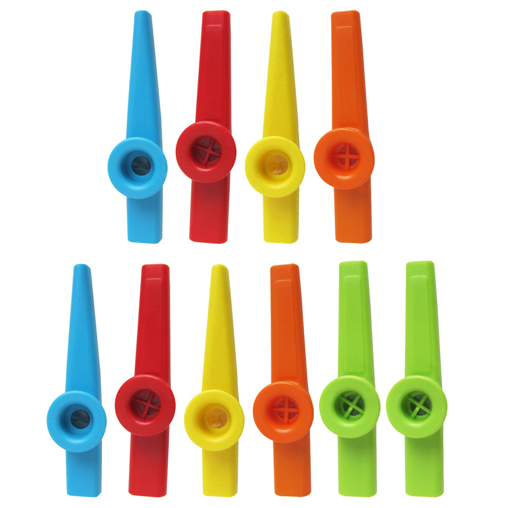 คาซู 10 ชิ้น เครื่องดนตรีพลาสต - Musical Instrument Kids บทวิจารณ์และราคา