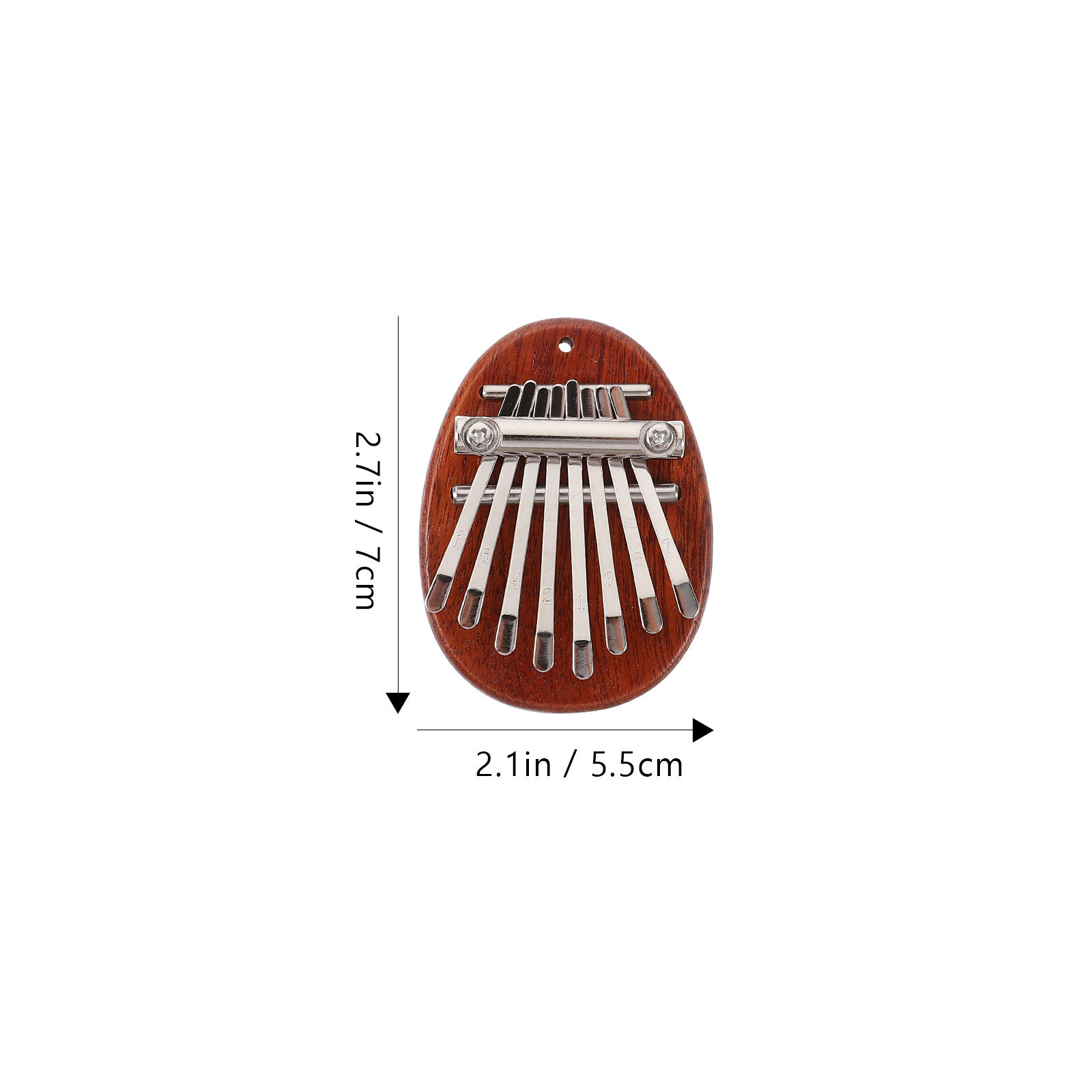 คาลิมบาขนาดเล็ก 8 คีย์ 1 ชุด เ - Musical Instrument Kalimba บทวิจารณ์และราคา