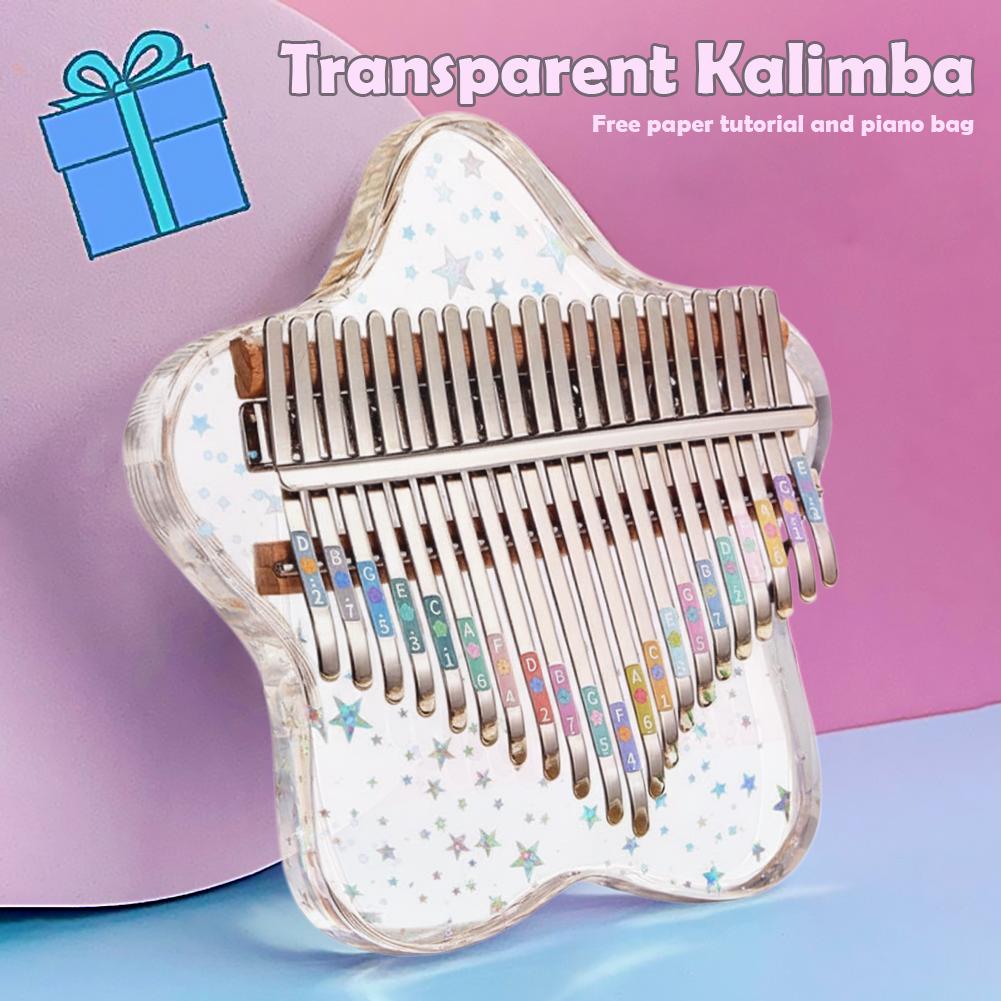 คีย์บอร์ดพกพา 21/17 คีย์ คริสต - Musical Instrument Kalimba บทวิจารณ์และราคา
