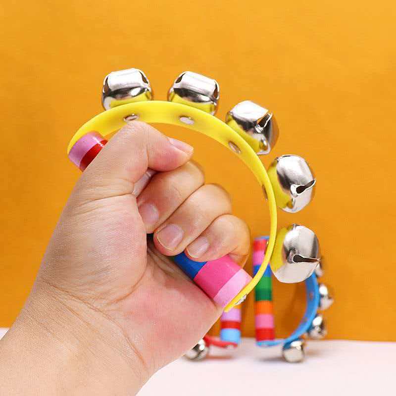 กระดิ่งมือรูปสายรุ้ง ด้ามจับไม - A Musical Instrument You Shake บทวิจารณ์และราคา