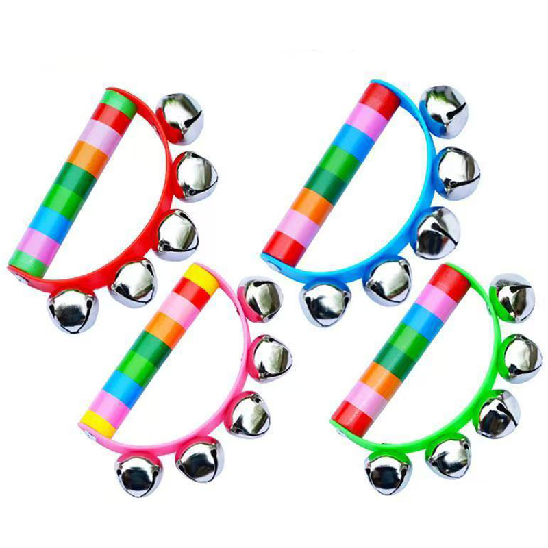 กระดิ่งมือรูปสายรุ้ง ด้ามจับไม - A Musical Instrument You Shake บทวิจารณ์และราคา