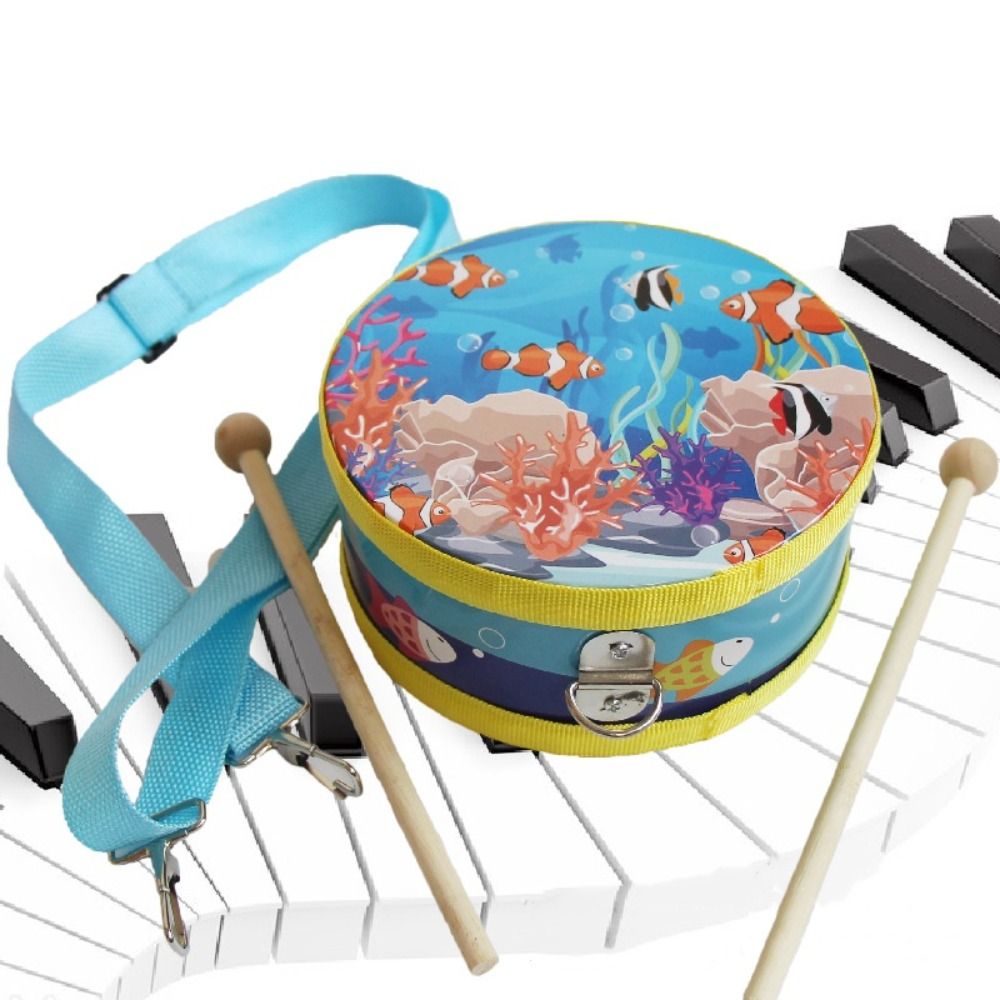 กลองไม้สำหรับเด็ก กลองสองด้านพ - Musical Instrument Kids บทวิจารณ์และราคา