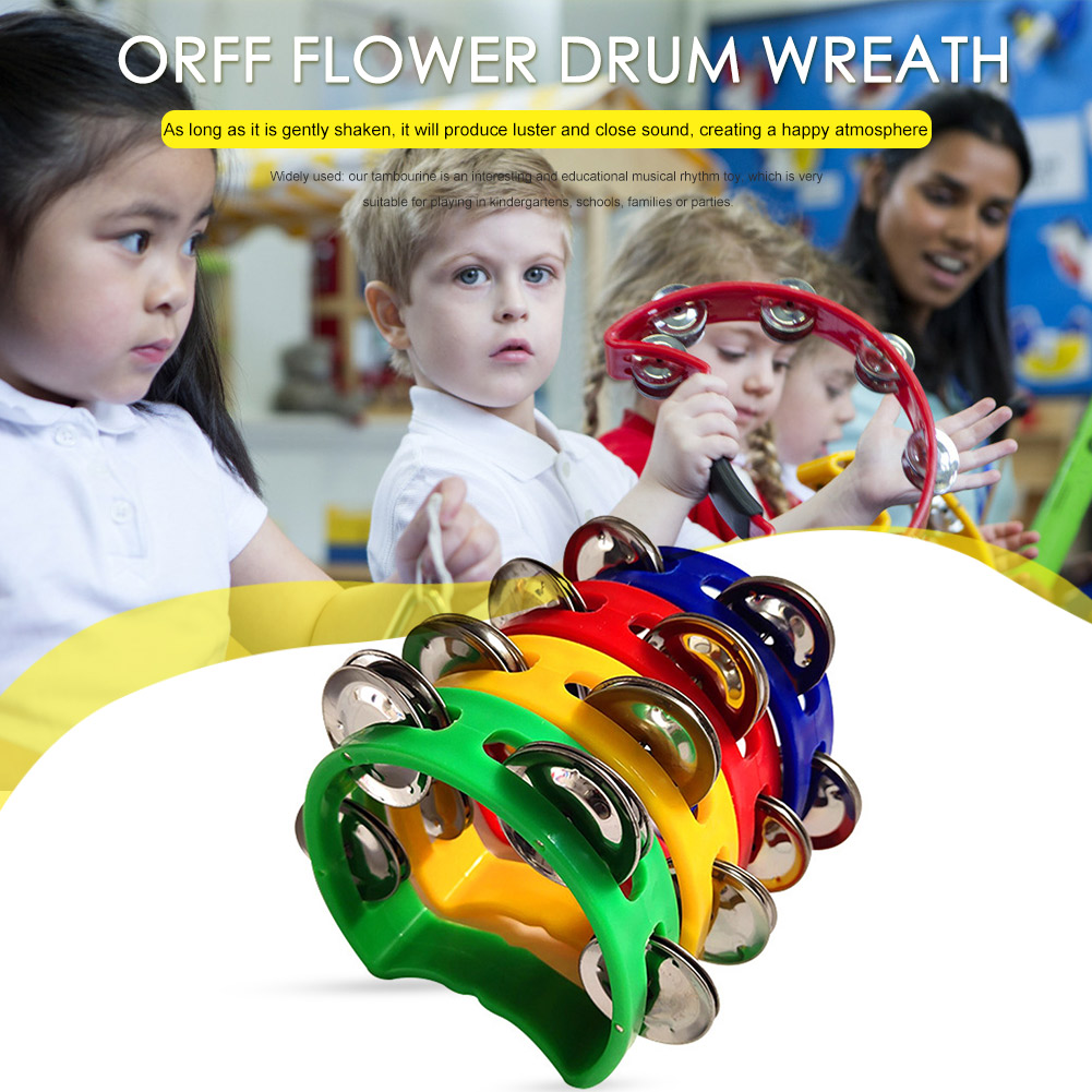 กระดิ่งกลอง 4 ชิ้น เครื่องดนตร - Musical Instrument Kids บทวิจารณ์และราคา