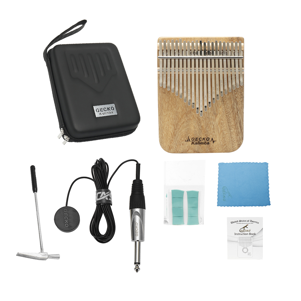 คาลิมบา GECKO 21 คีย์ ทำจากไม้ - Musical Instrument Kalimba บทวิจารณ์และราคา