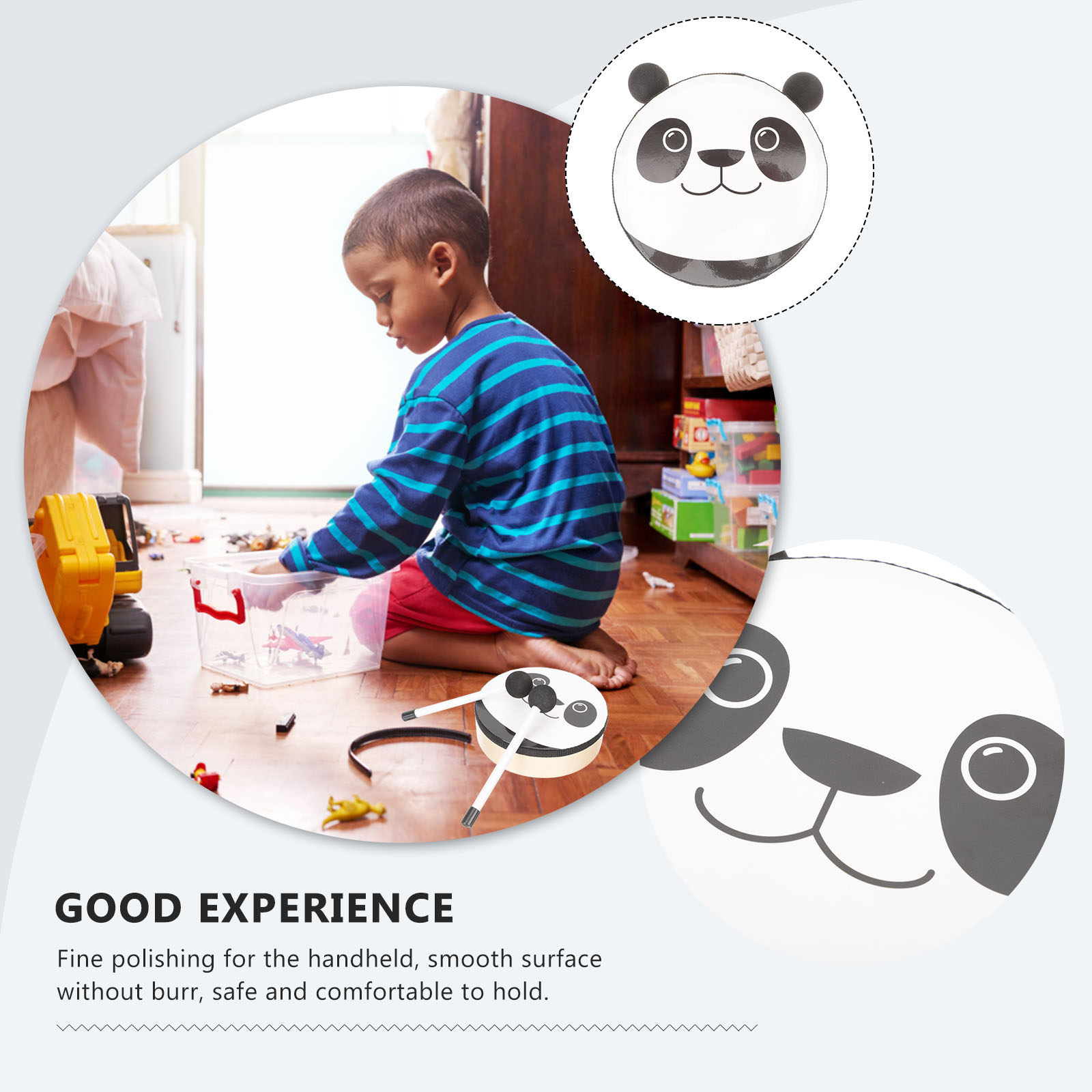 ชุดกลองมือสุดประณีตพร้อมไม้กลอ - Musical Instrument Kids บทวิจารณ์และราคา