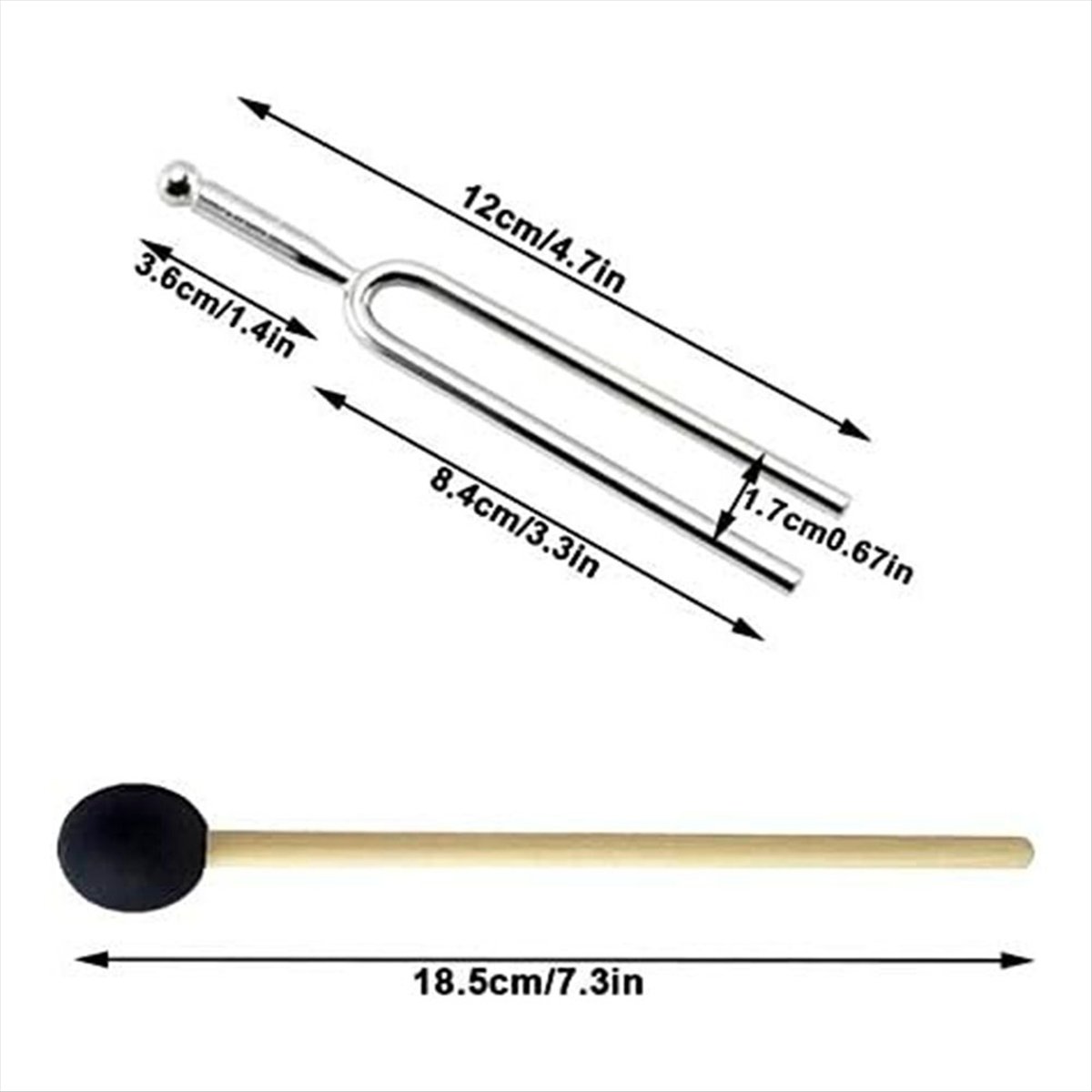 T34C ชุด 3 ชิ้น ส้อมเสียง A440 - Musical Instrument Tuning Guitar Tuner. Standard Guitar Tuning บทวิจารณ์และราคา