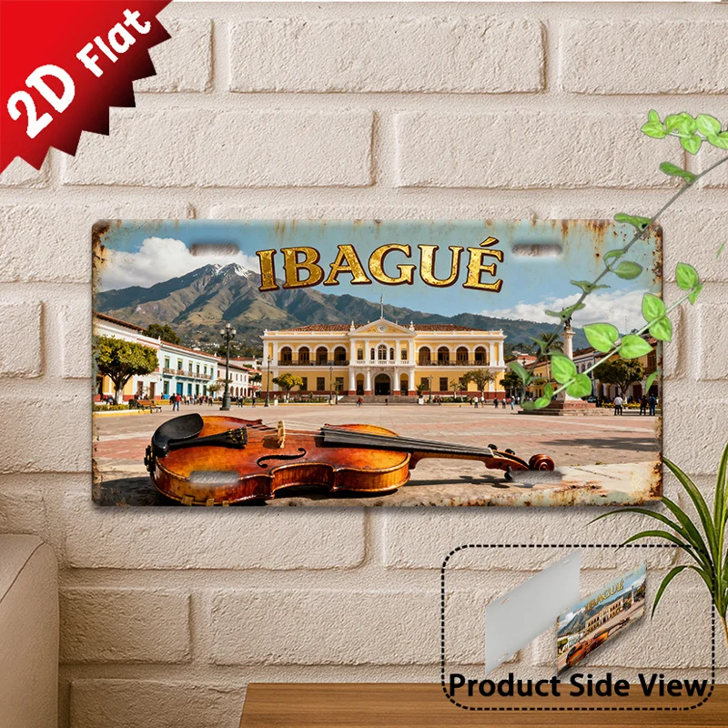 ป้ายโลหะติดผนังธีมดนตรี Ivague - Musical Instrument Sign บทวิจารณ์และราคา