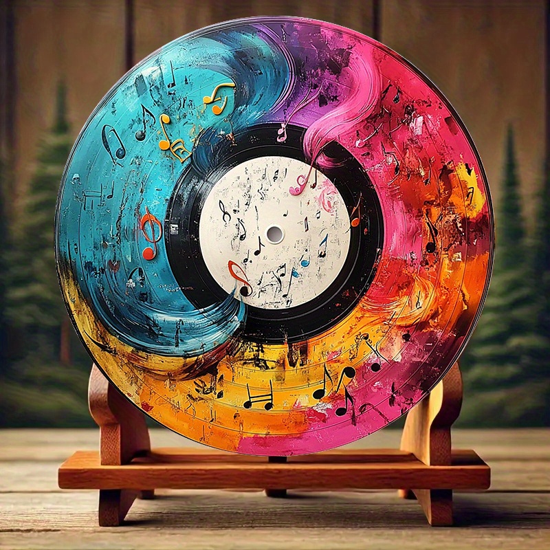 ป้ายโลหะแบน 2 มิติ ลายโน้ตดนตร - Musical Instrument Sign บทวิจารณ์และราคา