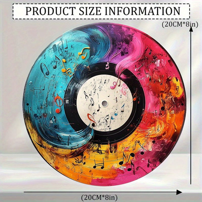 ป้ายโลหะแบน 2 มิติ ลายโน้ตดนตร - Musical Instrument Sign บทวิจารณ์และราคา