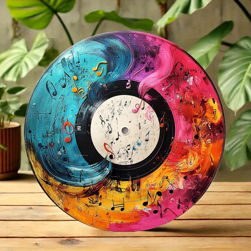 ป้ายโลหะแบน 2 มิติ ลายโน้ตดนตร - Musical Instrument Sign บทวิจารณ์และราคา