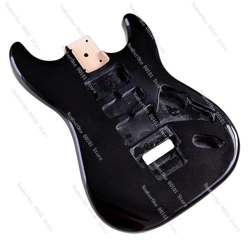 ตัวกีตาร์ไฟฟ้าสีดำโลหะ FY ตัวก - A Musical Instrument You Shake บทวิจารณ์และราคา