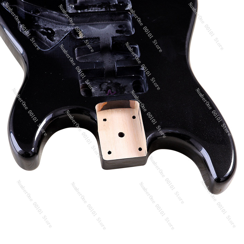 ตัวกีตาร์ไฟฟ้าสีดำโลหะ FY ตัวก - A Musical Instrument You Shake บทวิจารณ์และราคา