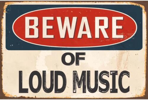 ป้ายโลหะ ระวังเสียงเพลงดัง ป้า - Musical Instrument Sign บทวิจารณ์และราคา