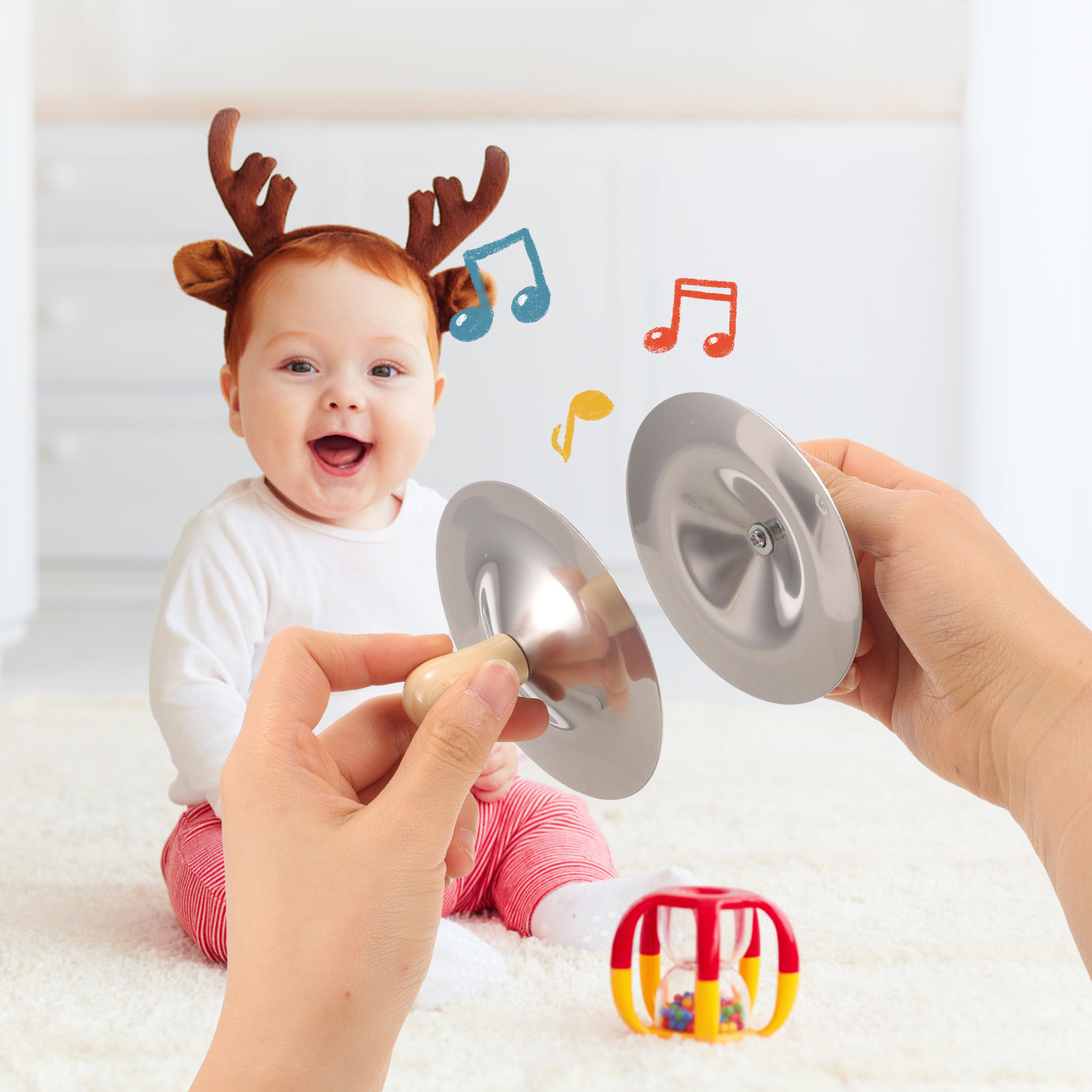 2 ชิ้น ไซม์บัลขนาดเล็กสำหรับเด - Musical Instrument Kids บทวิจารณ์และราคา